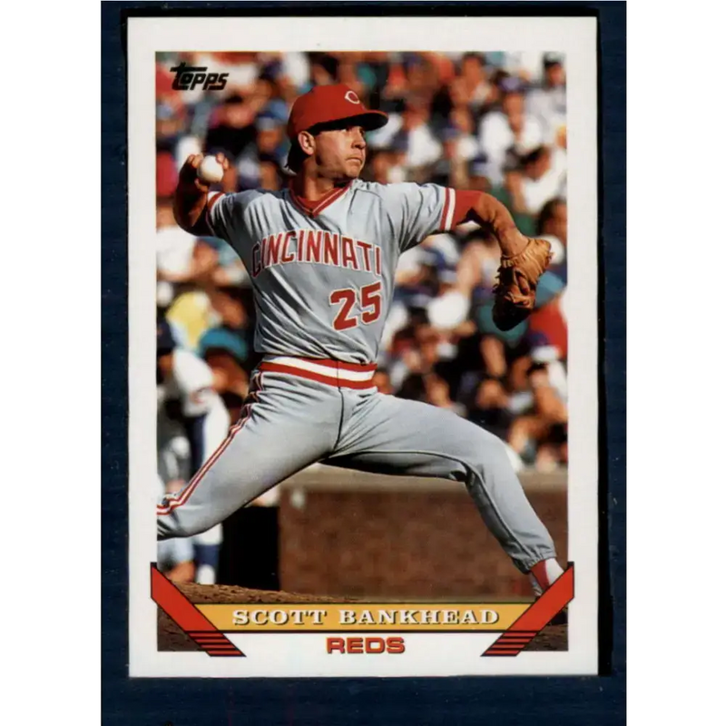 1993 Topps #361 Scott Bankhead NM-MT Cincinnati Reds Baseball Card - Baseball Card Single