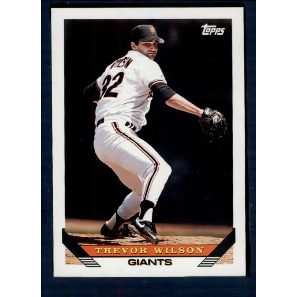 1993 Topps #364 Trevor Wilson NM-MT San Francisco Giants Baseball Card - Baseball Card Single