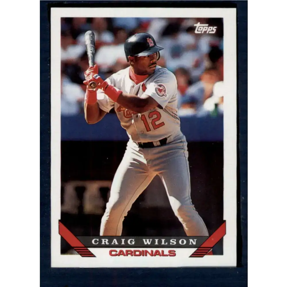 1993 Topps #366 Craig Wilson NM-MT St. Louis Cardinals Baseball Card - Baseball Card Single