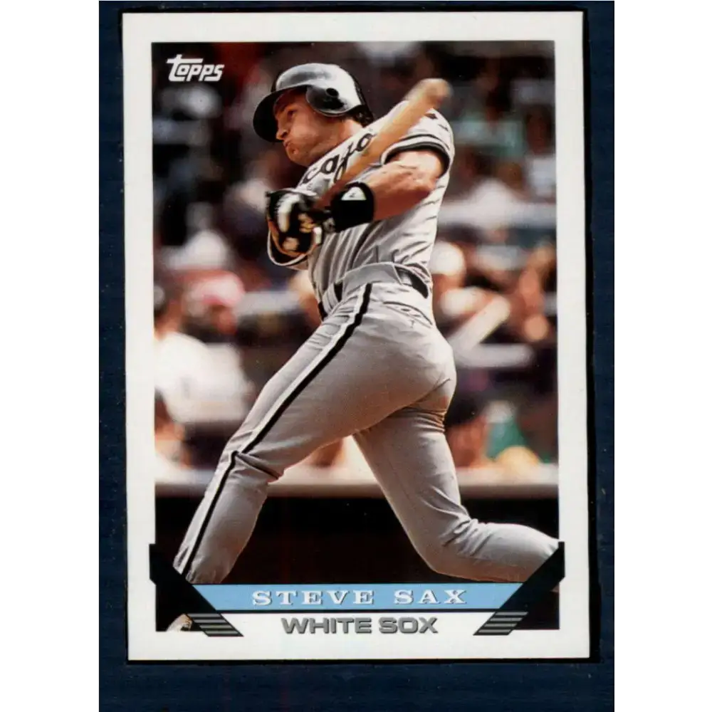 1993 Topps #367 Steve Sax NM-MT Chicago White Sox Baseball Card - Baseball Card Single
