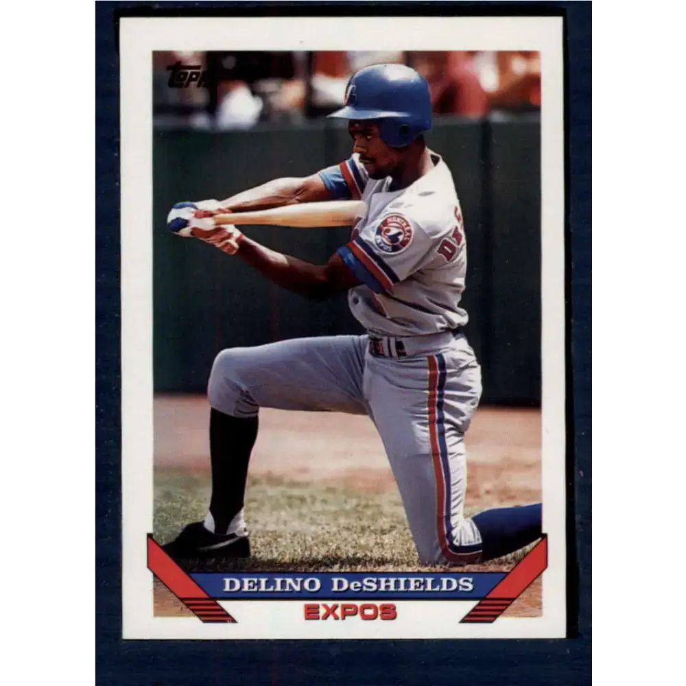 1993 Topps #368 Delino DeShields NM-MT Montreal Expos Baseball Card - Baseball Card Single
