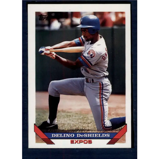 1993 Topps #368 Delino DeShields NM-MT Montreal Expos Baseball Card - Baseball Card Single