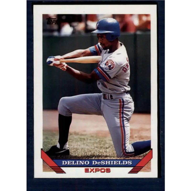 1993 Topps #368 Delino DeShields NM-MT Montreal Expos Baseball Card - Baseball Card Single