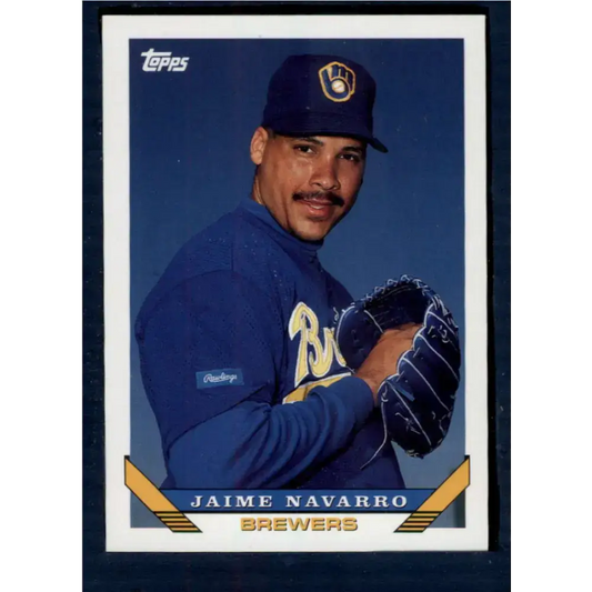 1993 Topps #369 Jaime Navarro NM-MT Milwaukee Brewers Baseball Card