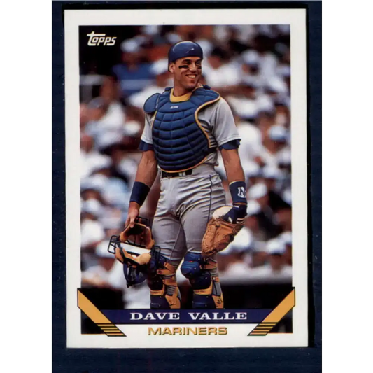 1993 Topps #370 Dave Valle NM-MT Seattle Mariners Baseball Card