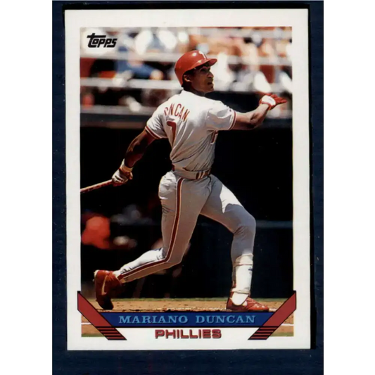 1993 Topps #371 Mariano Duncan NM-MT Philadelphia Phillies Baseball Card