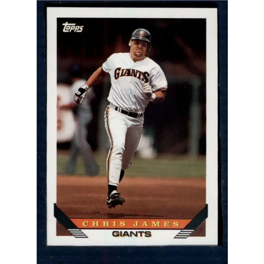 1993 Topps #38 Chris James NM-MT San Francisco Giants Baseball Card - Baseball Card Single
