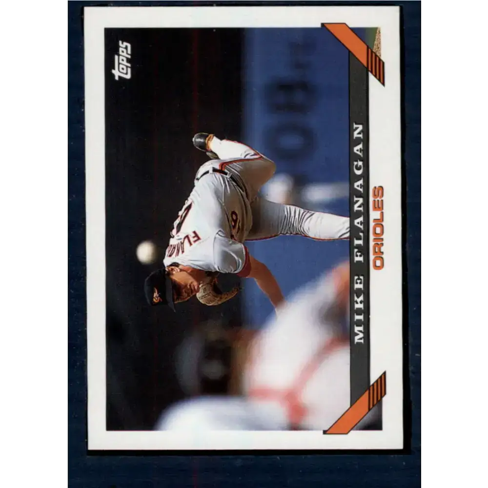 1993 Topps #381 Mike Flanagan NM-MT Baltimore Orioles Baseball Card - Baseball Card Single