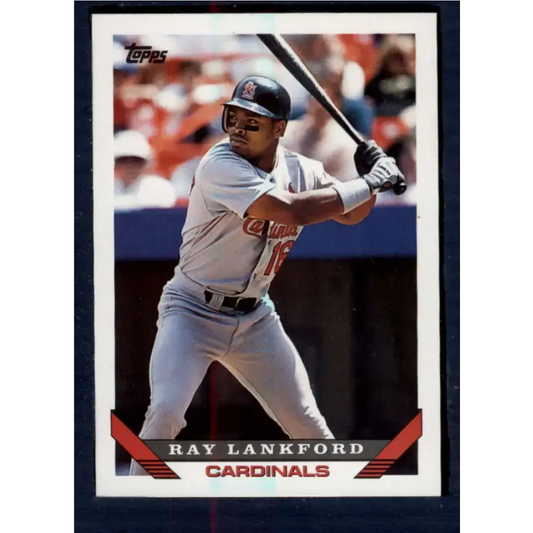 1993 Topps #386 Ray Lankford NM-MT St. Louis Cardinals Baseball Card - Baseball Card Single