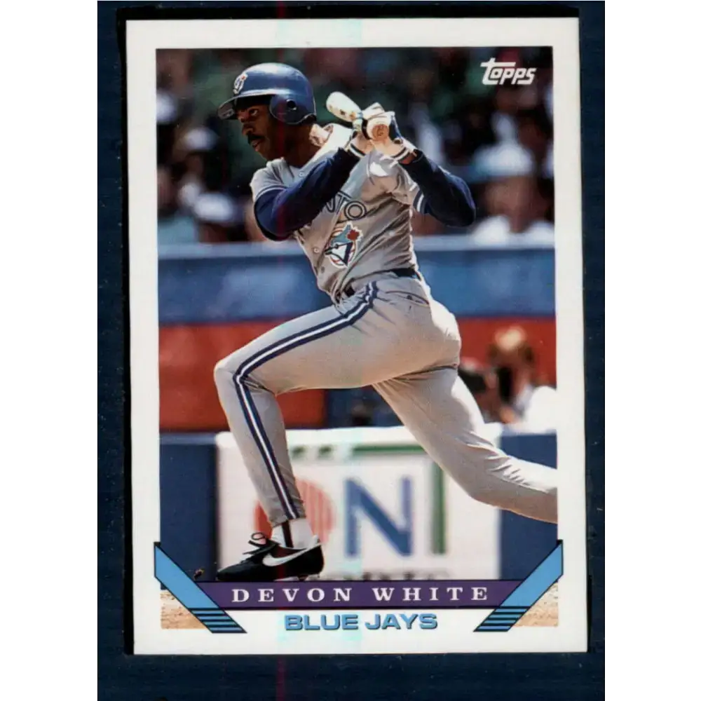 1993 Topps #387 Devon White NM-MT Toronto Blue Jays Baseball Card - Baseball Card Single