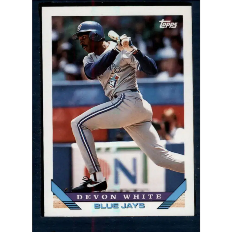 1993 Topps #387 Devon White NM-MT Toronto Blue Jays Baseball Card - Baseball Card Single