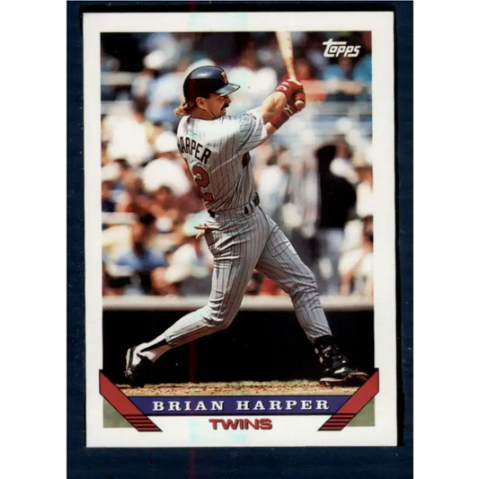 1993 Topps #389 Brian Harper NM-MT Minnesota Twins Baseball Card