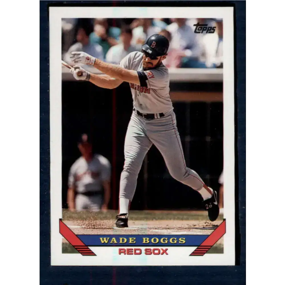 1993 Topps #390 Wade Boggs NM-MT Boston Red Sox Baseball Card - Baseball Card Single