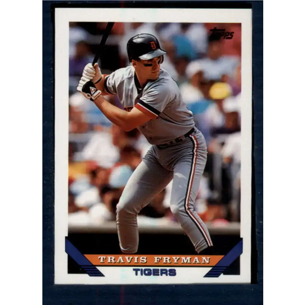1993 Topps #392 Travis Fryman NM-MT Detroit Tigers Baseball Card - Baseball Card Single