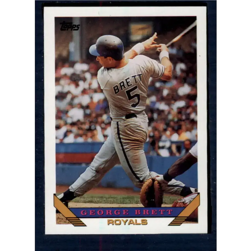 1993 Topps #397 George Brett NM-MT Kansas City Royals Baseball Card - Baseball Card Single
