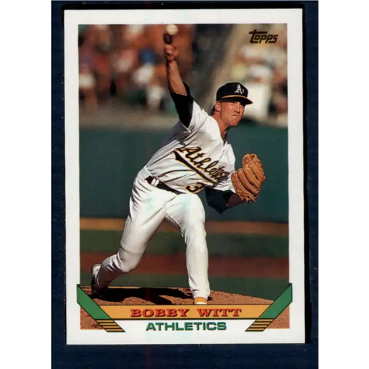 1993 Topps #398 Bobby Witt NM-MT Oakland Athletics Baseball Card