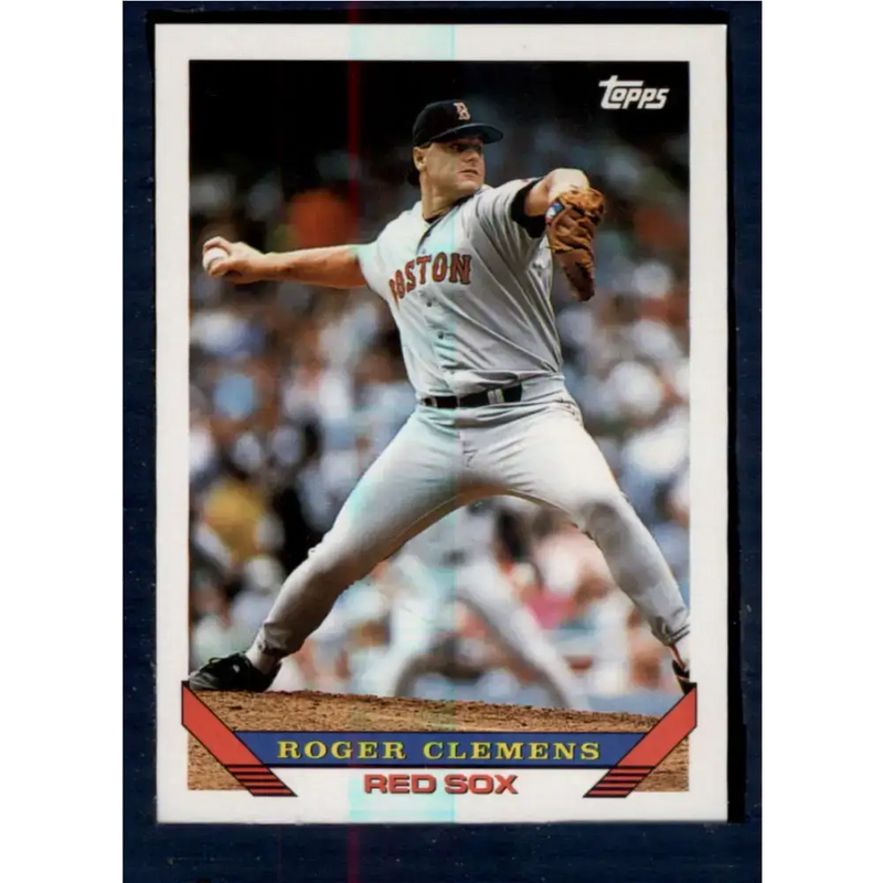 1993 Topps #4 Roger Clemens NM-MT Boston Red Sox Baseball Card - Baseball Card Single