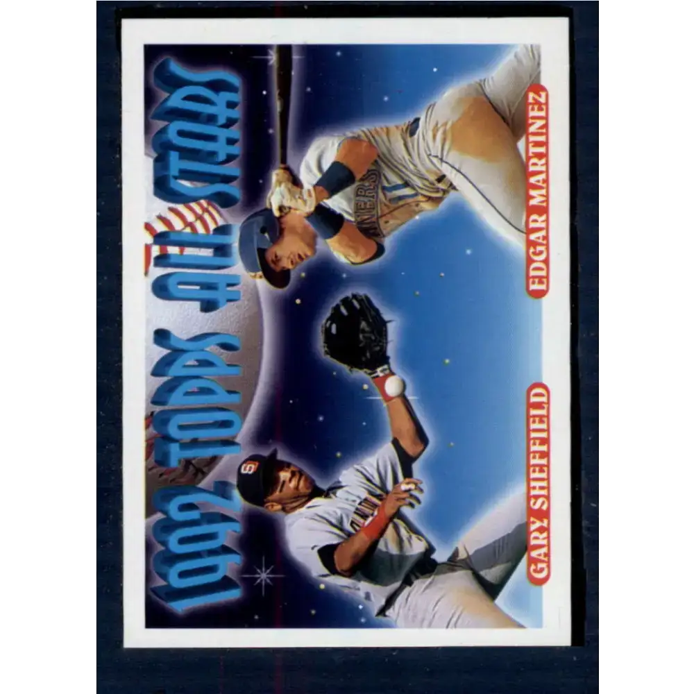 1993 Topps #403 Gary Sheffield/Edgar Martinez NM-MT San Diego Padres/Seattle Mariners Baseball Card - Baseball Card