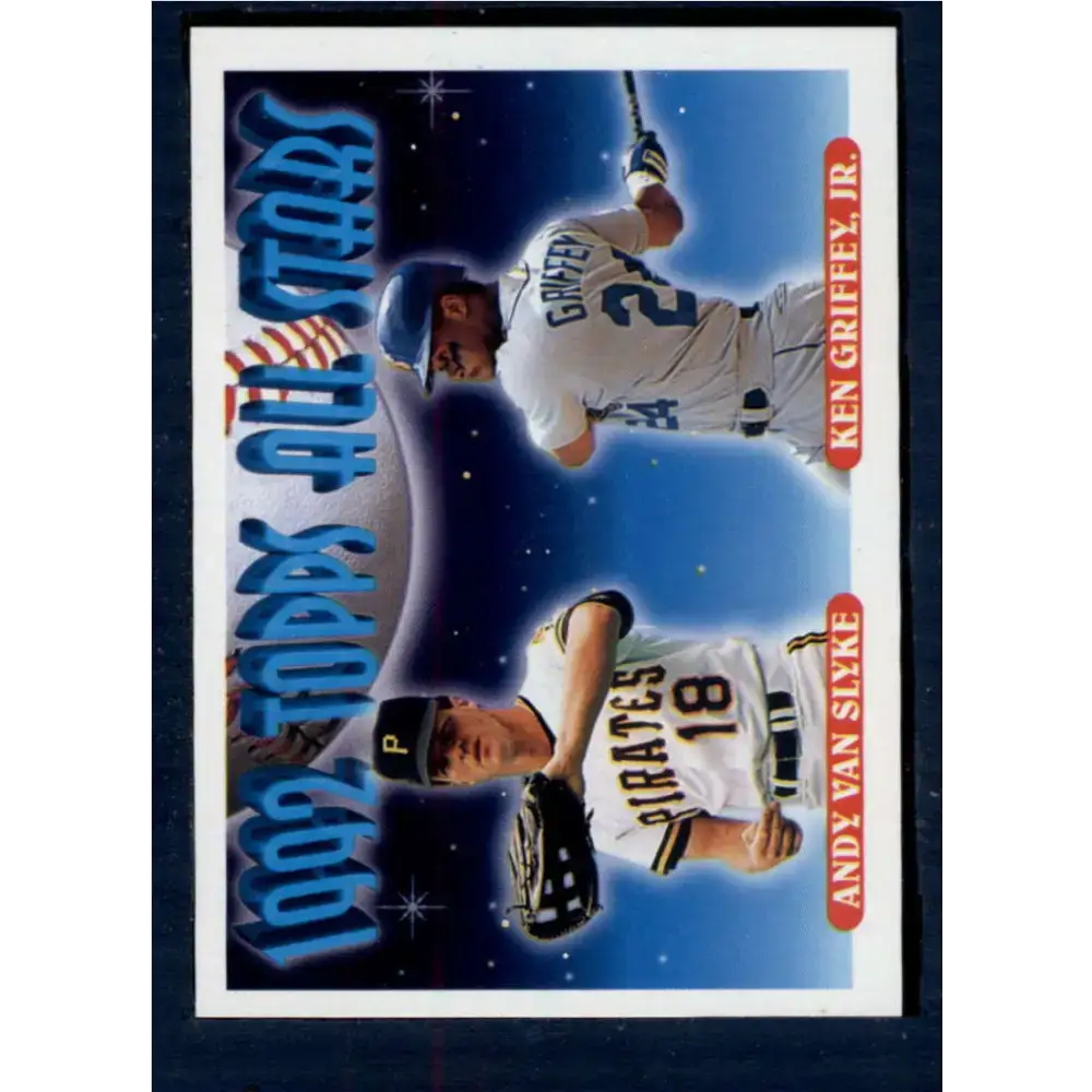 1993 Topps #405 Andy Van Slyke/Ken Griffey Jr. NM-MT Pittsburgh Pirates/Seattle Mariners Baseball Card - Baseball Card