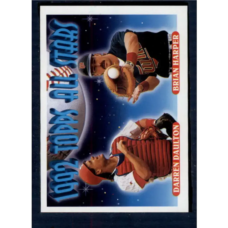 1993 Topps #408 Darren Daulton/Brian Harper NM-MT Philadelphia Phillies/Minnesota Twins Baseball Card