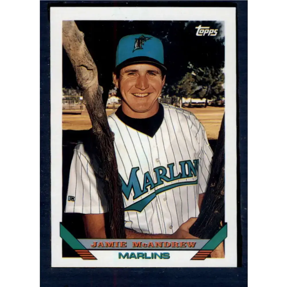 1993 Topps #412 Jamie McAndrew NM-MT Florida Marlins Baseball Card - Baseball Card Single