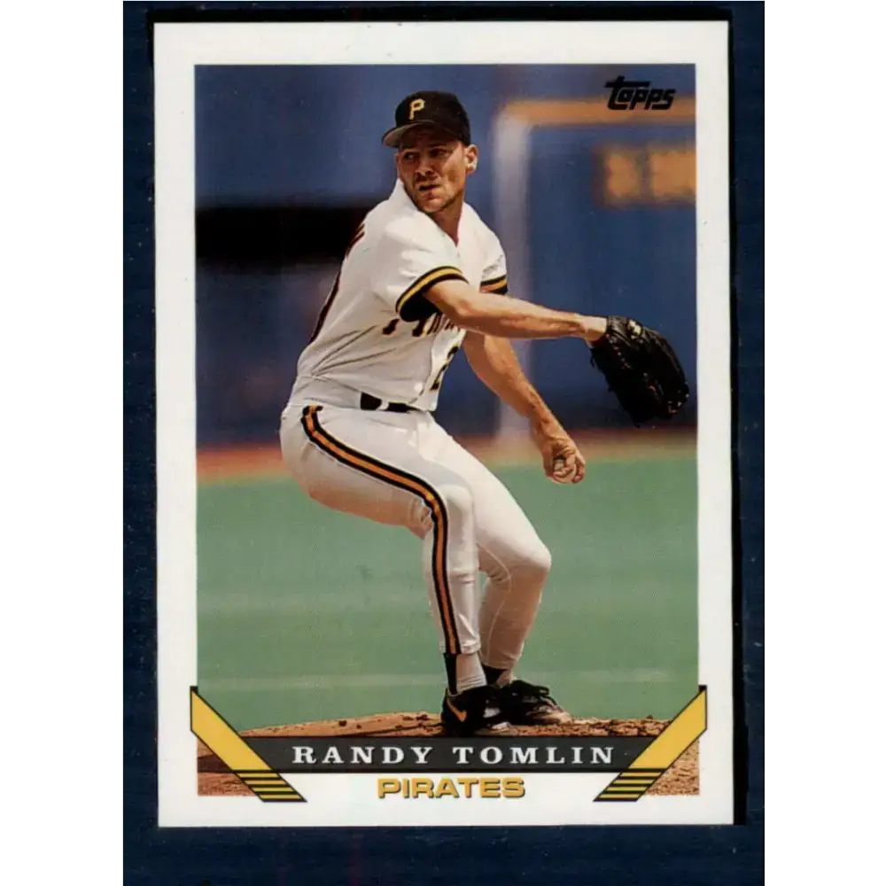 1993 Topps #416 Randy Tomlin NM-MT Pittsburgh Pirates Baseball Card - Baseball Card Single