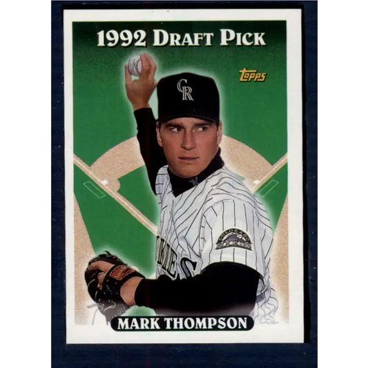 1993 Topps #419 Mark Thompson NM-MT RC Rookie Colorado Rockies Baseball Card