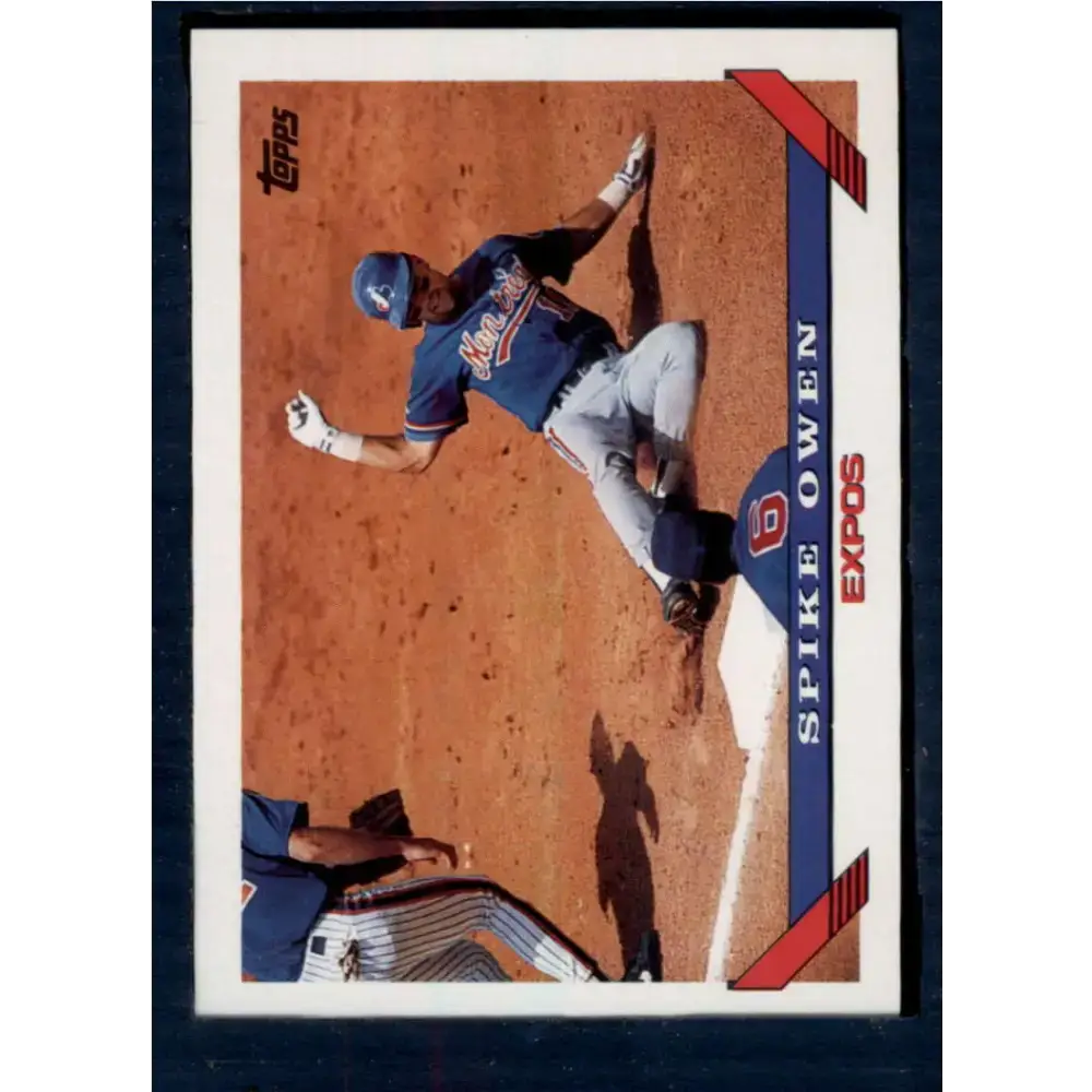 1993 Topps #42 Spike Owen NM-MT Montreal Expos Baseball Card - Baseball Card Single