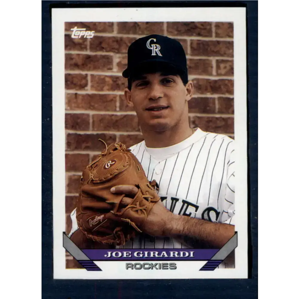 1993 Topps #425 Joe Girardi NM-MT Colorado Rockies Baseball Card - Baseball Card Single