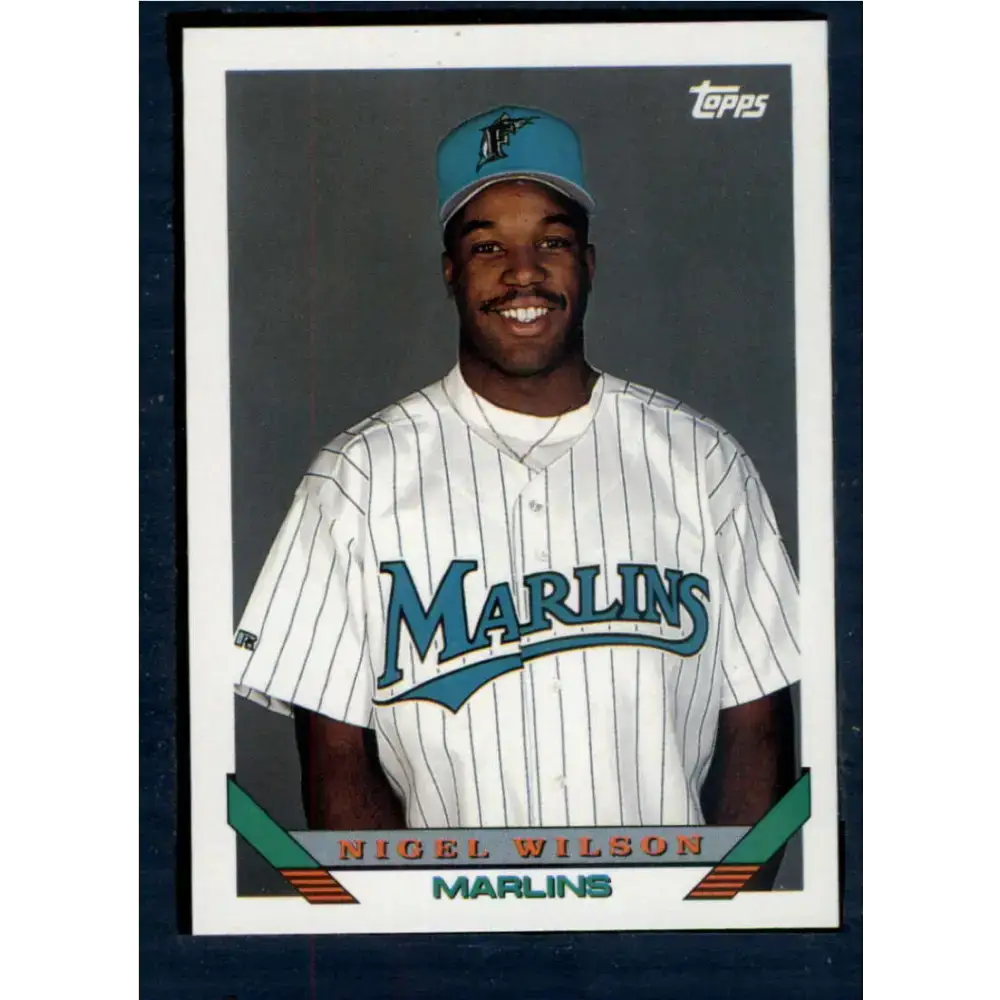 1993 Topps #426 Nigel Wilson NM-MT Florida Marlins Baseball Card - Baseball Card Single