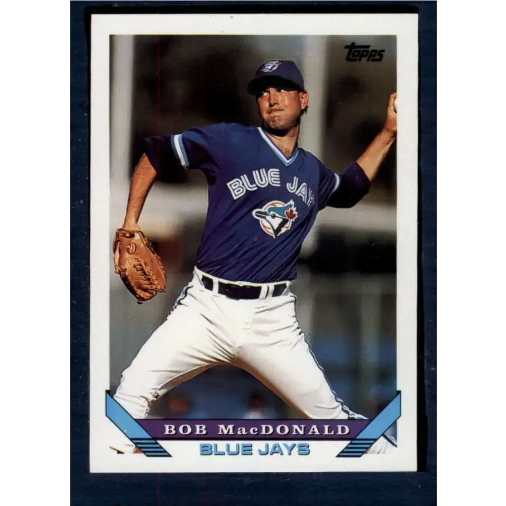 1993 Topps #427 Bob MacDonald NM-MT Toronto Blue Jays Baseball Card - Baseball Card Single