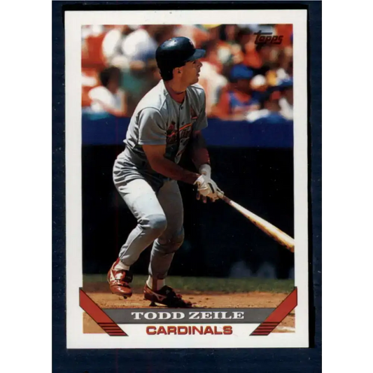 1993 Topps #428 Todd Zeile NM-MT St. Louis Cardinals Baseball Card - Baseball Card Single