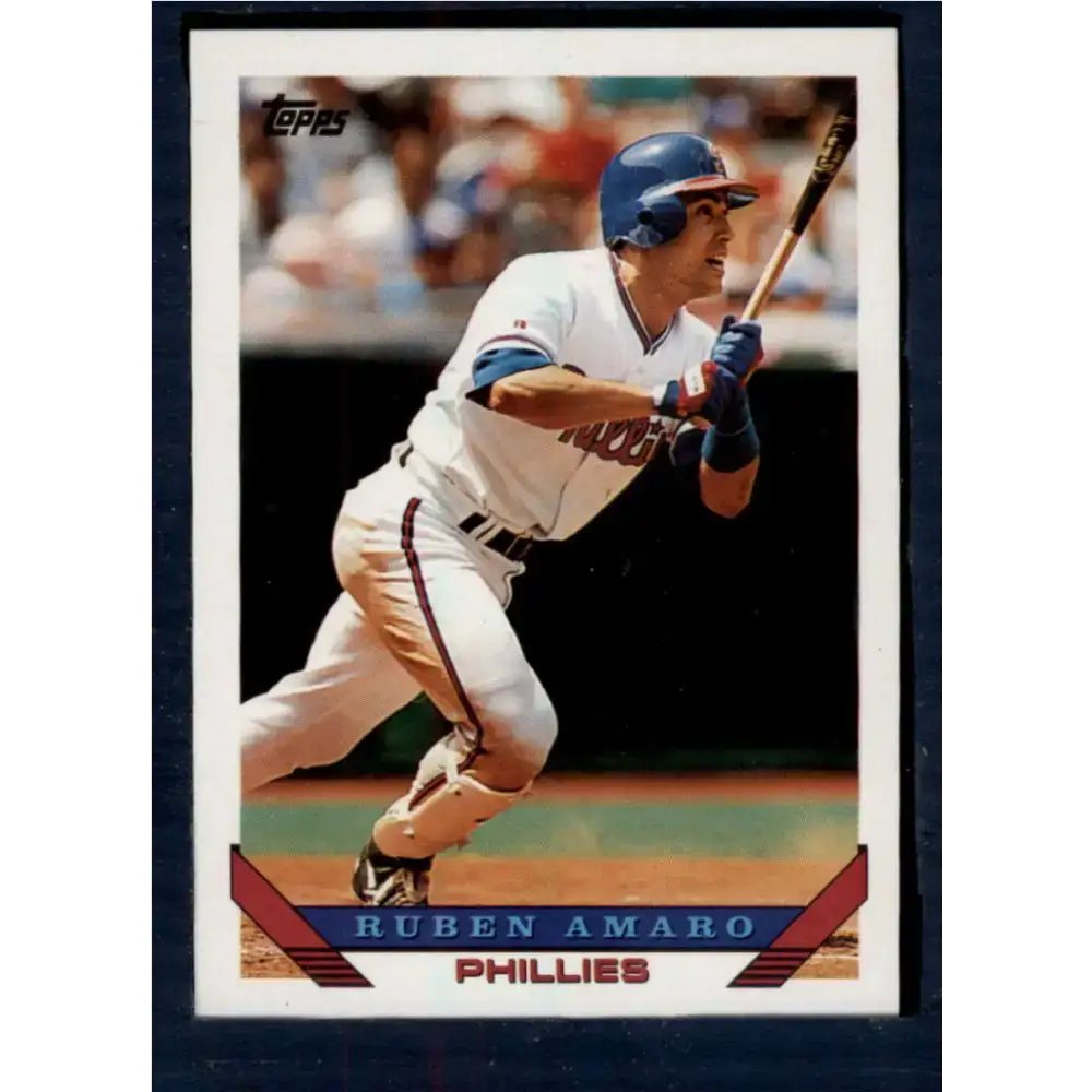 1993 Topps #43 Ruben Amaro NM-MT Philadelphia Phillies Baseball Card