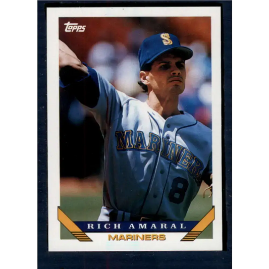 1993 Topps #431 Rich Amaral NM-MT Seattle Mariners Baseball Card
