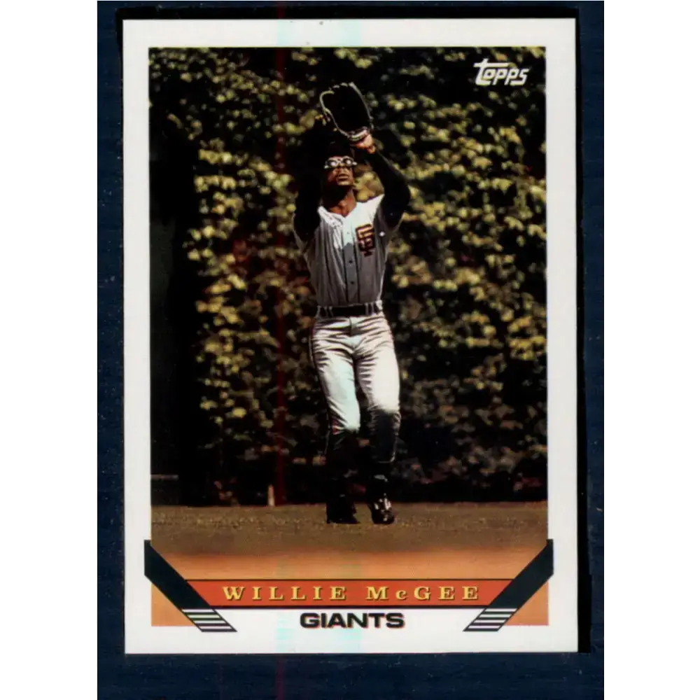 1993 Topps #435 Willie McGee NM-MT San Francisco Giants Baseball Card - Baseball Card Single