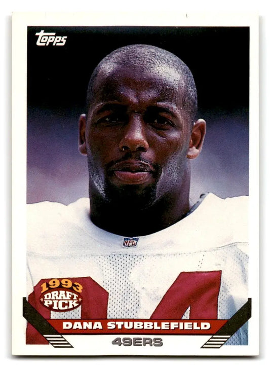 1993 Topps #436 Dana Stubblefield - Football Card Single