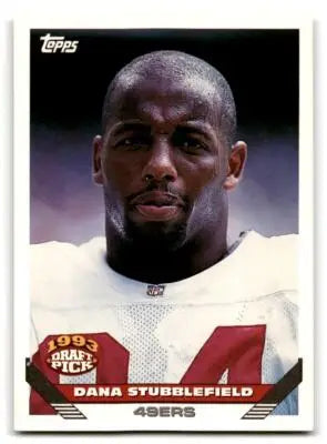 1993 Topps #436 Dana Stubblefield - Football Card Single