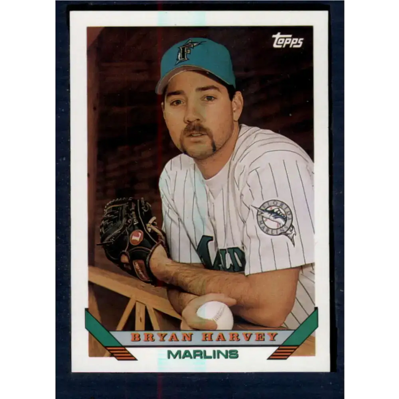 1993 Topps #439 Bryan Harvey NM-MT Florida Marlins Baseball Card - Baseball Card Single