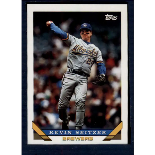 1993 Topps #44 Kevin Seitzer NM-MT Milwaukee Brewers Baseball Card