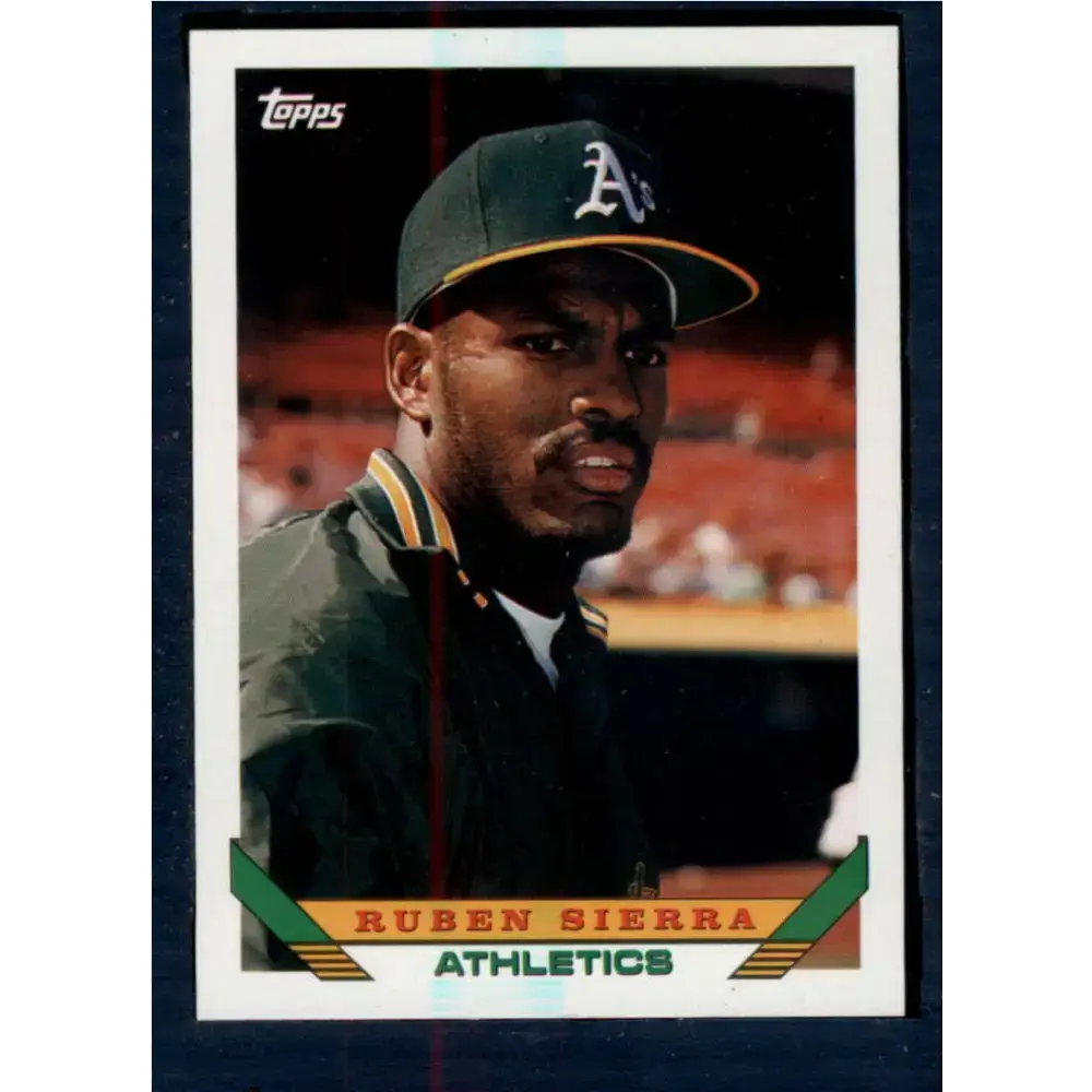 1993 Topps #440 Ruben Sierra NM-MT Oakland Athletics Baseball Card - Baseball Card Single