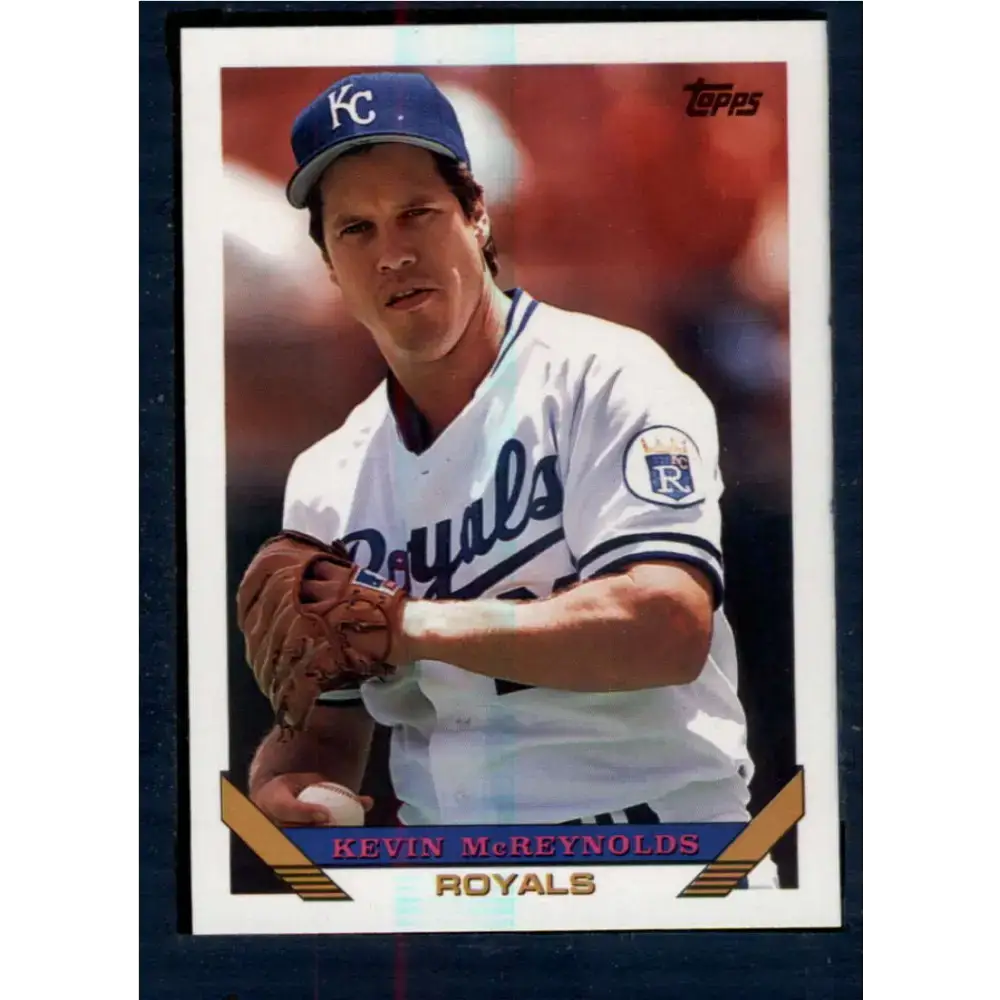 1993 Topps #442 Kevin McReynolds NM-MT Kansas City Royals Baseball Card - Baseball Card Single