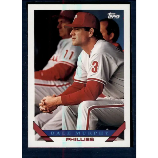 1993 Topps #445 Dale Murphy NM-MT Philadelphia Phillies Baseball Card