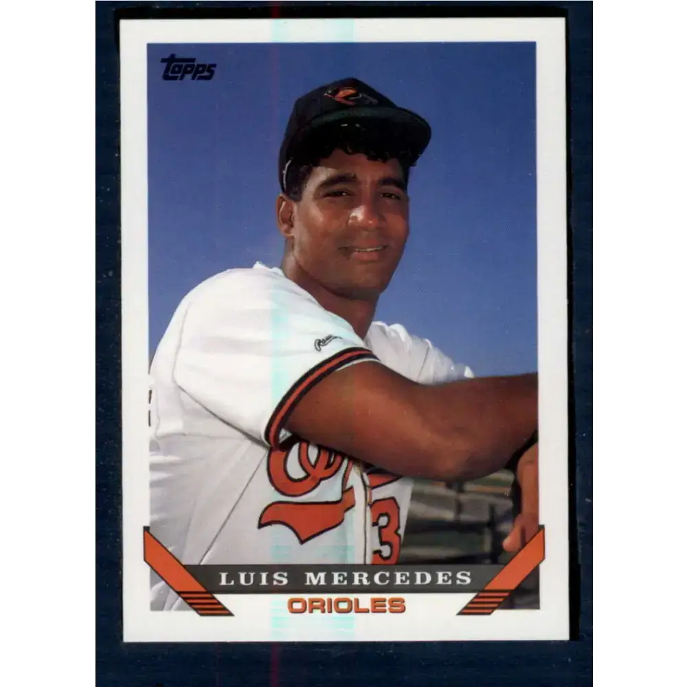 1993 Topps #446 Luis Mercedes NM-MT Baltimore Orioles Baseball Card - Baseball Card Single