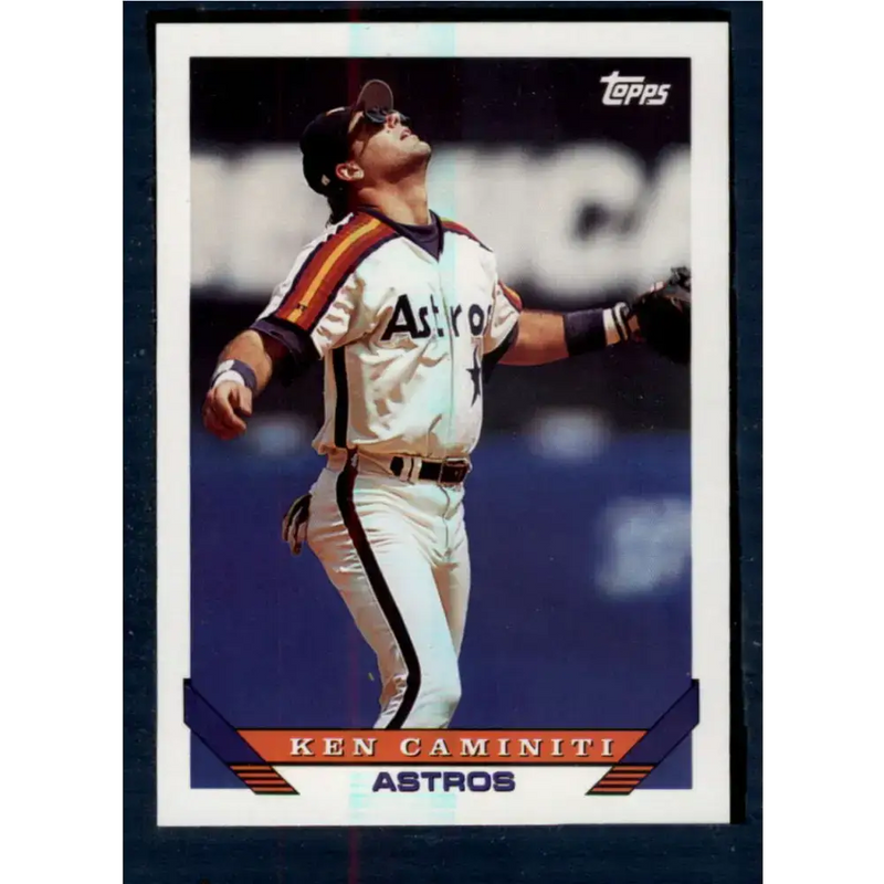 1993 Topps #448 Ken Caminiti NM-MT Houston Astros Baseball Card - Baseball Card Single