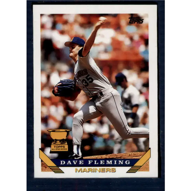 1993 Topps #45 Dave Fleming NM-MT Seattle Mariners Baseball Card - Baseball Card Single