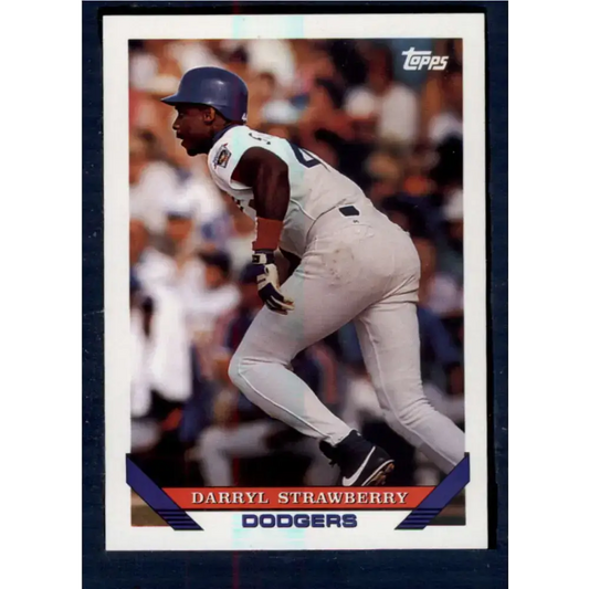1993 Topps #450 Darryl Strawberry NM-MT Los Angeles Dodgers Baseball Card
