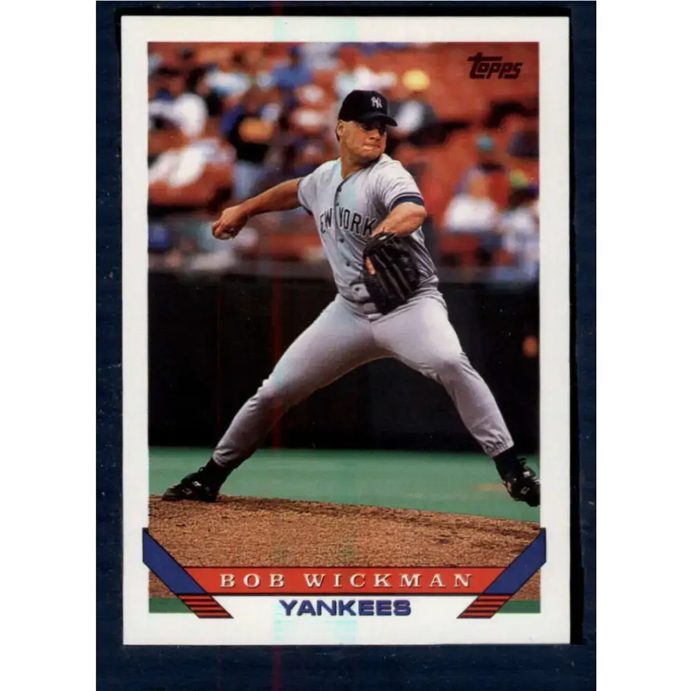 1993 Topps #452 Bob Wickman NM-MT New York Yankees Baseball Card