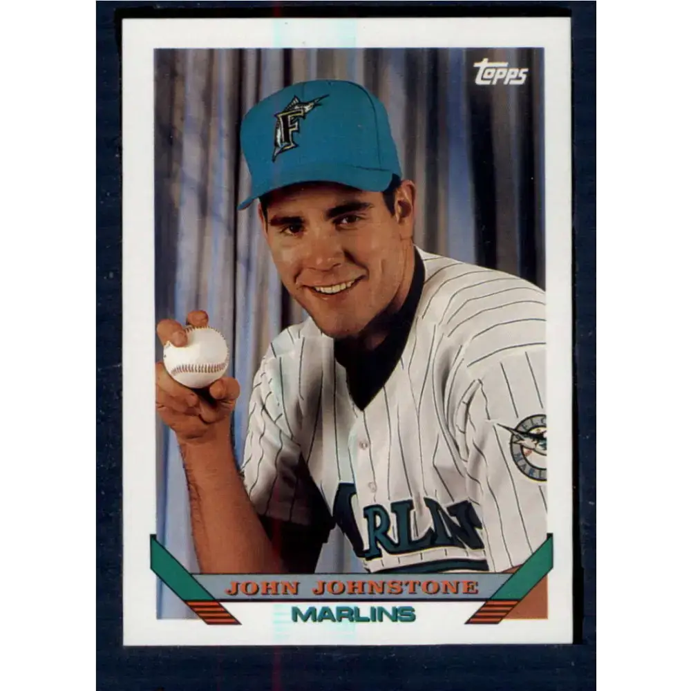 1993 Topps #454 John Johnstone NM-MT RC Rookie Florida Marlins Baseball Card - Baseball Card Single