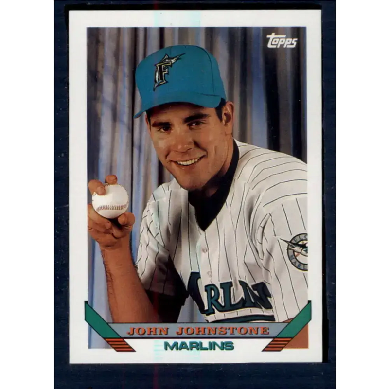 1993 Topps #454 John Johnstone NM-MT RC Rookie Florida Marlins Baseball Card - Baseball Card Single