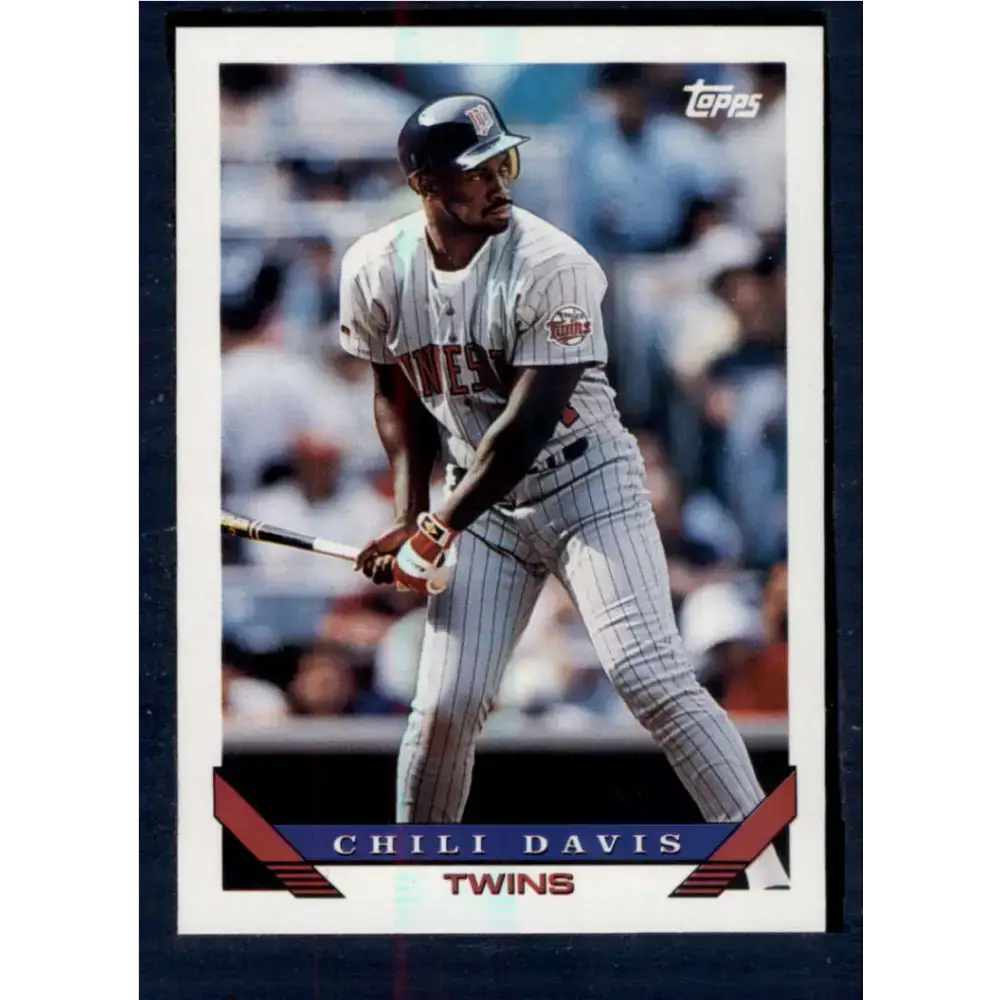 1993 Topps #455 Chili Davis NM-MT Minnesota Twins Baseball Card - Baseball Card Single